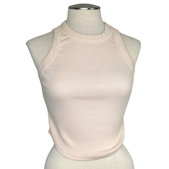 LAmade Paradise Cove Cropped Racerfront NEW Size Small Color Petal - Picture 1 of 5